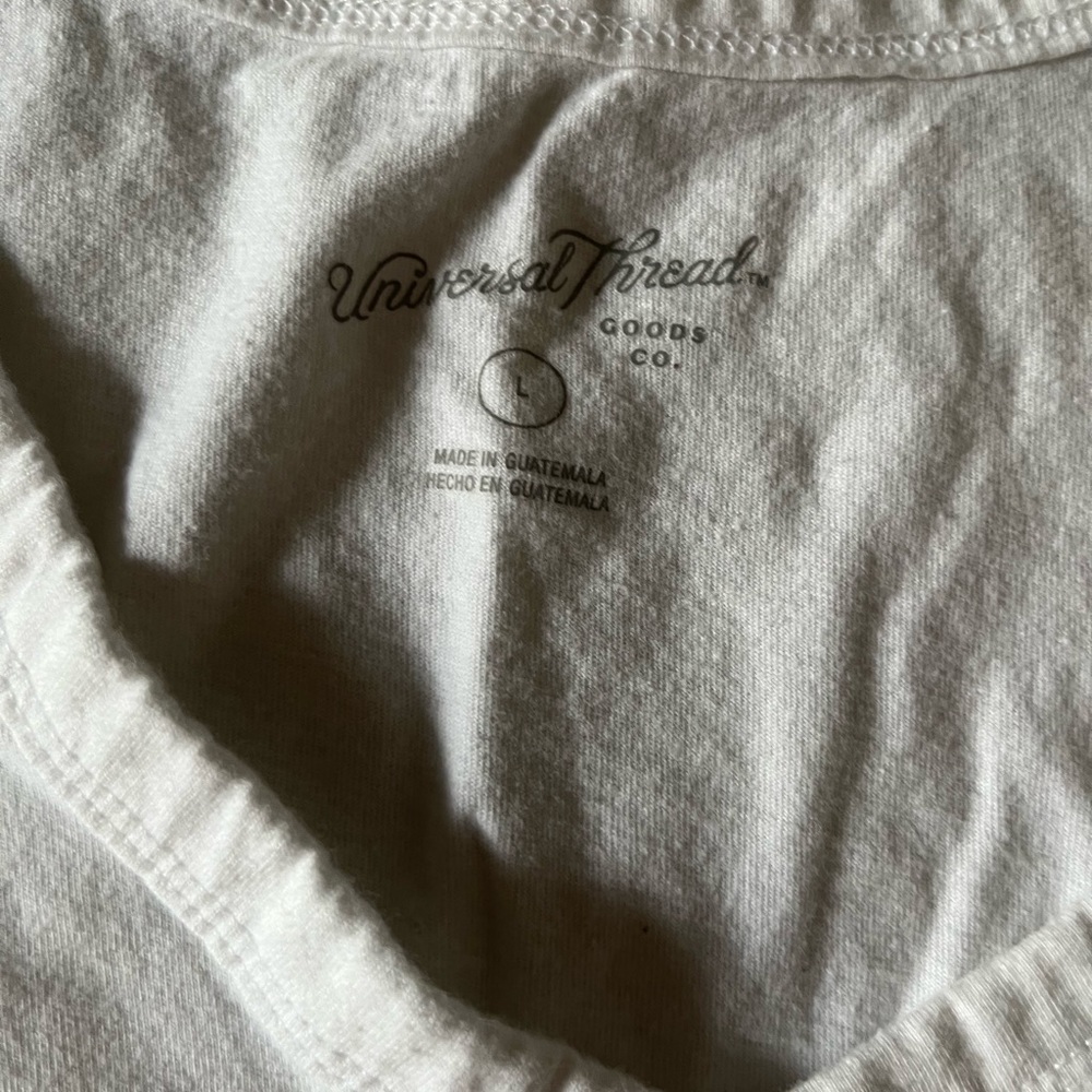 White V neck Shirt